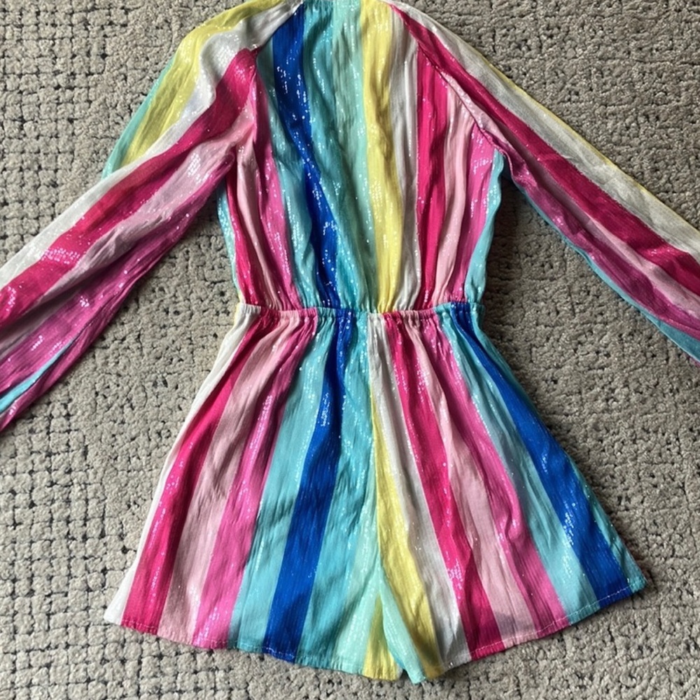 Rainbow Sequin Romper! VICI